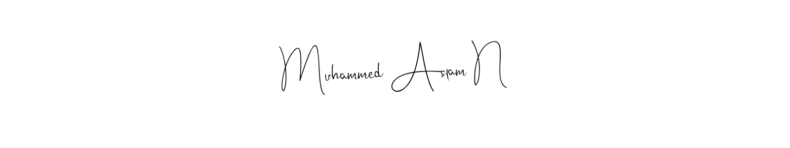 See photos of Muhammed Aslam N official signature by Spectra . Check more albums & portfolios. Read reviews & check more about Andilay-7BmLP font. Muhammed Aslam N signature style 4 images and pictures png