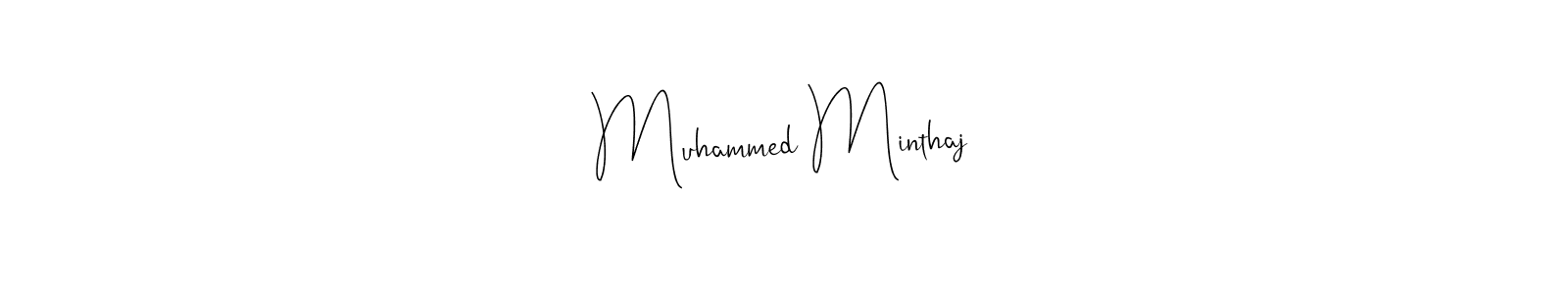 Also You can easily find your signature by using the search form. We will create Muhammed Minthaj name handwritten signature images for you free of cost using Andilay-7BmLP sign style. Muhammed Minthaj signature style 4 images and pictures png