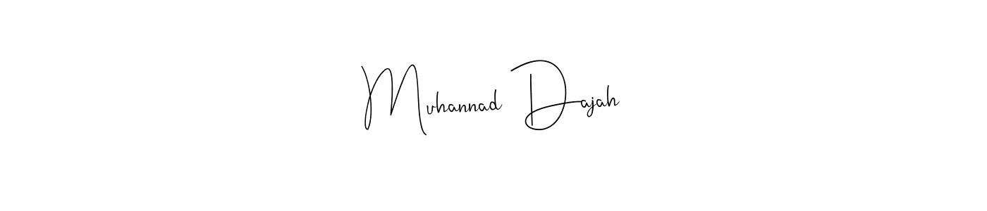 Also You can easily find your signature by using the search form. We will create Muhannad Dajah name handwritten signature images for you free of cost using Andilay-7BmLP sign style. Muhannad Dajah signature style 4 images and pictures png