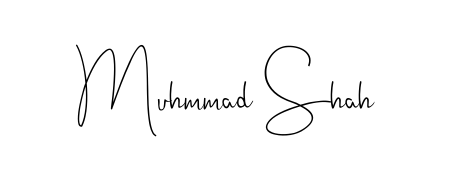 Create an unforgettable impression when signing with Muhmmad Shah name styled in Andilay-7BmLP typography. 100% free online generator. Muhmmad Shah signature style 4 images and pictures png
