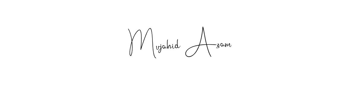 How to make Mujahid Azam signature? Andilay-7BmLP is a professional autograph style. Create handwritten signature for Mujahid Azam name. Mujahid Azam signature style 4 images and pictures png