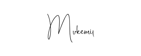 Discover how Mukemil looks in an executive cursive font (Andilay-7BmLP). Perfect for legal documents, invoices, and certificates. Mukemil signature style 4 images and pictures png