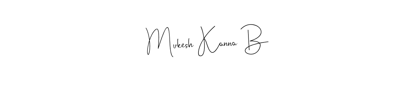 Andilay-7BmLP is a professional signature style that is perfect for those who want to add a touch of class to their signature. It is also a great choice for those who want to make their signature more unique. Get Mukesh Kanna B name to fancy signature for free. Mukesh Kanna B signature style 4 images and pictures png