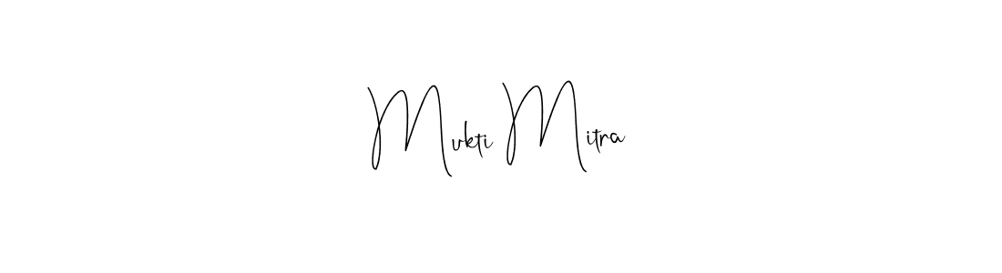 You should practise on your own different ways (Andilay-7BmLP) to write your name (Mukti Mitra) in signature. don't let someone else do it for you. Mukti Mitra signature style 4 images and pictures png