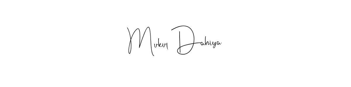 Make a beautiful signature design for name Mukul Dahiya. Use this online signature maker to create a handwritten signature for free. Mukul Dahiya signature style 4 images and pictures png