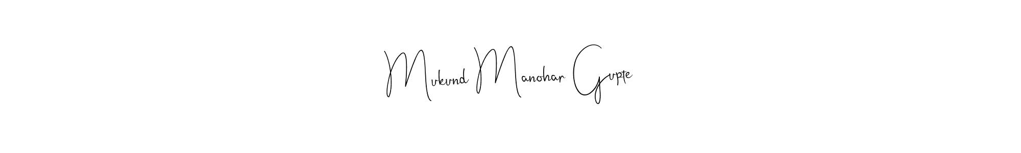 Check out images of Autograph of Mukund Manohar Gupte name. Actor Mukund Manohar Gupte Signature Style. Andilay-7BmLP is a professional sign style online. Mukund Manohar Gupte signature style 4 images and pictures png