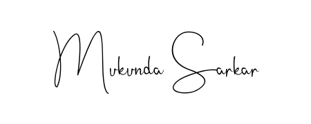 Enhance your business communications with Mukunda Sarkar signature in Andilay-7BmLP lettering. Clean, modern, and universally compatible. Mukunda Sarkar signature style 4 images and pictures png