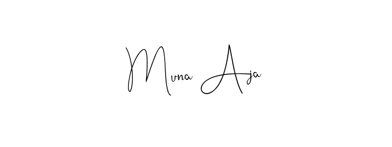 It looks lik you need a new signature style for name Muna Aja. Design unique handwritten (Andilay-7BmLP) signature with our free signature maker in just a few clicks. Muna Aja signature style 4 images and pictures png