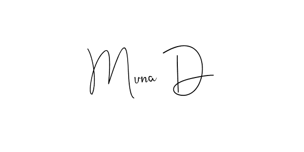 This is the best signature style for the Muna D name. Also you like these signature font (Andilay-7BmLP). Mix name signature. Muna D signature style 4 images and pictures png