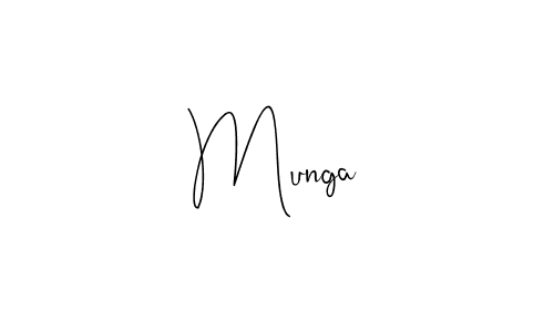 if you are searching for the best signature style for your name Munga. so please give up your signature search. here we have designed multiple signature styles  using Andilay-7BmLP. Munga signature style 4 images and pictures png