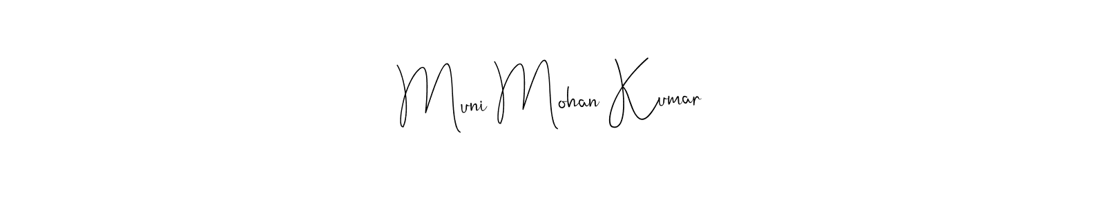 if you are searching for the best signature style for your name Muni Mohan Kumar. so please give up your signature search. here we have designed multiple signature styles  using Andilay-7BmLP. Muni Mohan Kumar signature style 4 images and pictures png