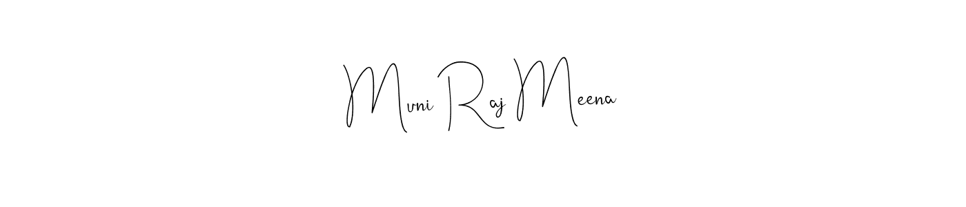 Once you've used our free online signature maker to create your best signature Andilay-7BmLP style, it's time to enjoy all of the benefits that Muni Raj Meena name signing documents. Muni Raj Meena signature style 4 images and pictures png