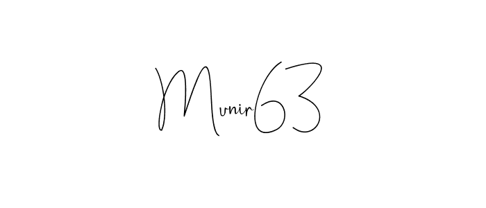 How to Draw Munir63 signature style? Andilay-7BmLP is a latest design signature styles for name Munir63. Munir63 signature style 4 images and pictures png