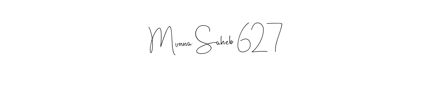 if you are searching for the best signature style for your name Munna Saheb 627. so please give up your signature search. here we have designed multiple signature styles  using Andilay-7BmLP. Munna Saheb 627 signature style 4 images and pictures png