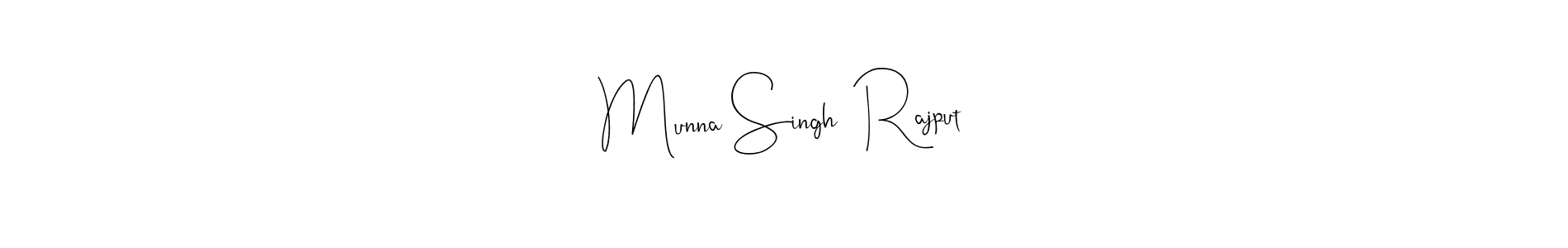 This is the best signature style for the Munna Singh  Rajput name. Also you like these signature font (Andilay-7BmLP). Mix name signature. Munna Singh  Rajput signature style 4 images and pictures png