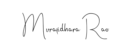 Get an exclusive digital autograph for Muralidhara Rao. The Andilay-7BmLP typeface captures the charm of real penmanship on paper. Muralidhara Rao signature style 4 images and pictures png
