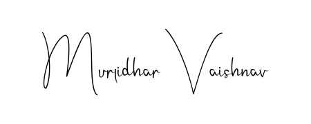 The Andilay-7BmLP handwriting style adds charm and authenticity to name Murlidhar Vaishnav. A wonderful choice for personal thank-you notes. Murlidhar Vaishnav signature style 4 images and pictures png