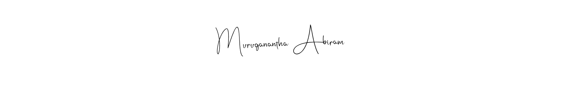 How to make Muruganantha Abiram signature? Andilay-7BmLP is a professional autograph style. Create handwritten signature for Muruganantha Abiram name. Muruganantha Abiram signature style 4 images and pictures png