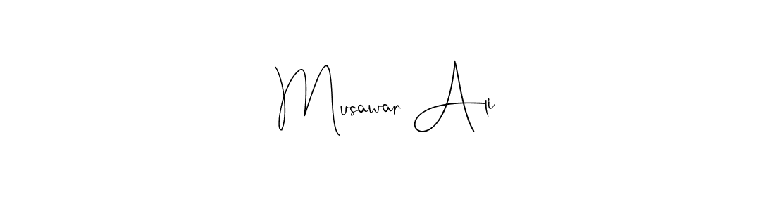 Design your own signature with our free online signature maker. With this signature software, you can create a handwritten (Andilay-7BmLP) signature for name Musawar Ali. Musawar Ali signature style 4 images and pictures png
