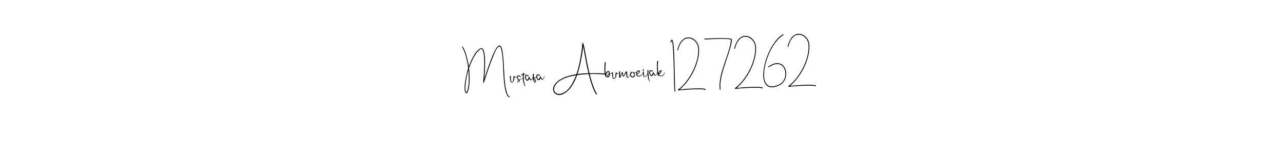 Use a signature maker to create a handwritten signature online. With this signature software, you can design (Andilay-7BmLP) your own signature for name Mustafa Abumoeilak 127262. Mustafa Abumoeilak 127262 signature style 4 images and pictures png