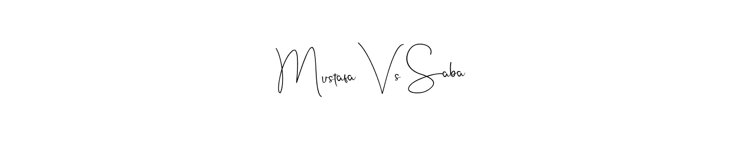 How to Draw Mustafa Vs Saba signature style? Andilay-7BmLP is a latest design signature styles for name Mustafa Vs Saba. Mustafa Vs Saba signature style 4 images and pictures png