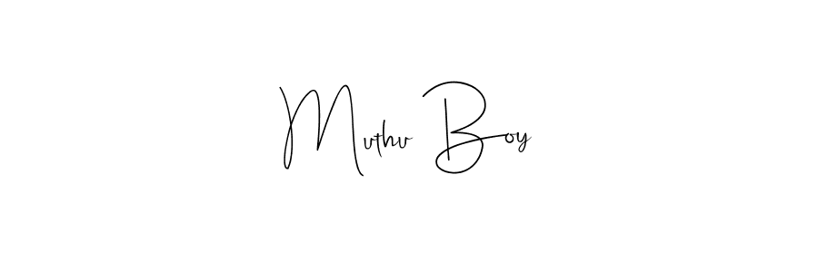 Once you've used our free online signature maker to create your best signature Andilay-7BmLP style, it's time to enjoy all of the benefits that Muthu Boy name signing documents. Muthu Boy signature style 4 images and pictures png