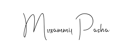 A classic penmanship look for Muzammil Pasha. The Andilay-7BmLP font brings timeless elegance and confidence to every signed document. Muzammil Pasha signature style 4 images and pictures png