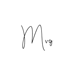 Create a beautiful signature design for name Mvg. With this signature (Andilay-7BmLP) fonts, you can make a handwritten signature for free. Mvg signature style 4 images and pictures png