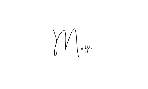 if you are searching for the best signature style for your name Mviji. so please give up your signature search. here we have designed multiple signature styles  using Andilay-7BmLP. Mviji signature style 4 images and pictures png