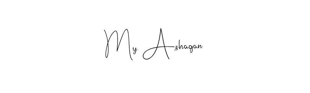 How to Draw My Azhagan signature style? Andilay-7BmLP is a latest design signature styles for name My Azhagan. My Azhagan signature style 4 images and pictures png