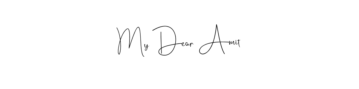 Best and Professional Signature Style for My Dear Amit. Andilay-7BmLP Best Signature Style Collection. My Dear Amit signature style 4 images and pictures png