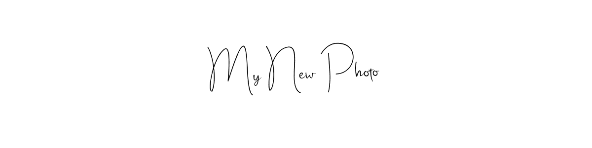 Use a signature maker to create a handwritten signature online. With this signature software, you can design (Andilay-7BmLP) your own signature for name My New Photo. My New Photo signature style 4 images and pictures png