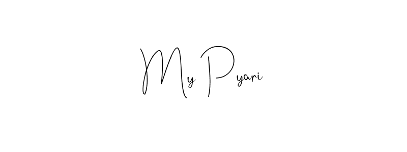 See photos of My Pyari official signature by Spectra . Check more albums & portfolios. Read reviews & check more about Andilay-7BmLP font. My Pyari signature style 4 images and pictures png