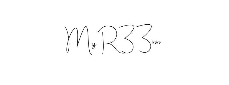 How to make My R33nn signature? Andilay-7BmLP is a professional autograph style. Create handwritten signature for My R33nn name. My R33nn signature style 4 images and pictures png