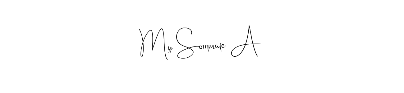 Here are the top 10 professional signature styles for the name My Soulmate A. These are the best autograph styles you can use for your name. My Soulmate A signature style 4 images and pictures png