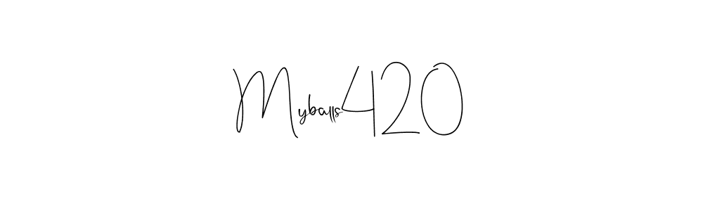 Here are the top 10 professional signature styles for the name Myballs420. These are the best autograph styles you can use for your name. Myballs420 signature style 4 images and pictures png