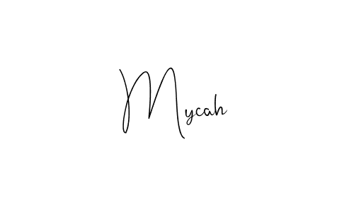 It looks lik you need a new signature style for name Mycah. Design unique handwritten (Andilay-7BmLP) signature with our free signature maker in just a few clicks. Mycah signature style 4 images and pictures png