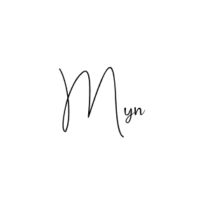 How to Draw Myn signature style? Andilay-7BmLP is a latest design signature styles for name Myn. Myn signature style 4 images and pictures png