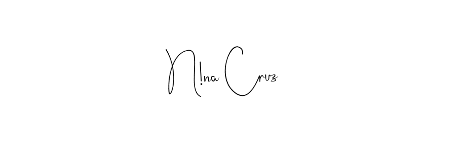 Use a signature maker to create a handwritten signature online. With this signature software, you can design (Andilay-7BmLP) your own signature for name N!na Cruz. N!na Cruz signature style 4 images and pictures png