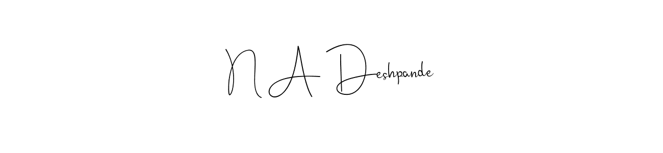 How to Draw N A Deshpande signature style? Andilay-7BmLP is a latest design signature styles for name N A Deshpande. N A Deshpande signature style 4 images and pictures png