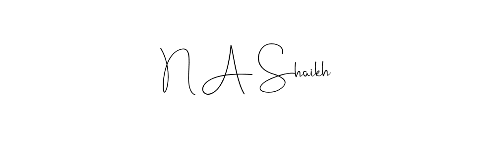 This is the best signature style for the N A Shaikh name. Also you like these signature font (Andilay-7BmLP). Mix name signature. N A Shaikh signature style 4 images and pictures png