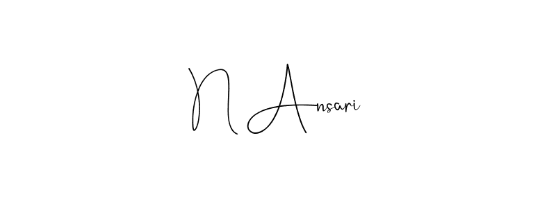 Here are the top 10 professional signature styles for the name N Ansari. These are the best autograph styles you can use for your name. N Ansari signature style 4 images and pictures png