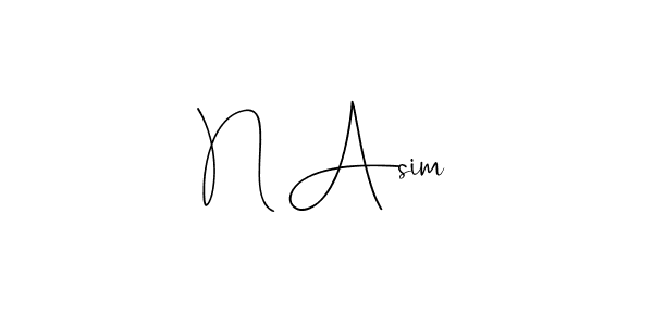 How to Draw N Asim signature style? Andilay-7BmLP is a latest design signature styles for name N Asim. N Asim signature style 4 images and pictures png