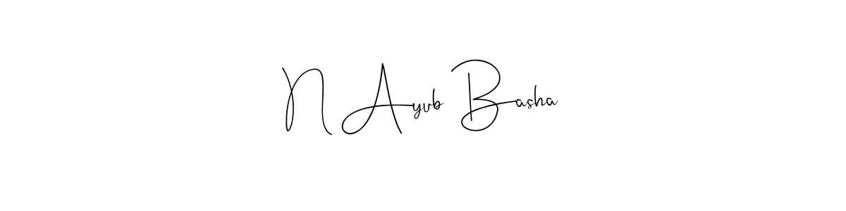 Here are the top 10 professional signature styles for the name N Ayub Basha. These are the best autograph styles you can use for your name. N Ayub Basha signature style 4 images and pictures png
