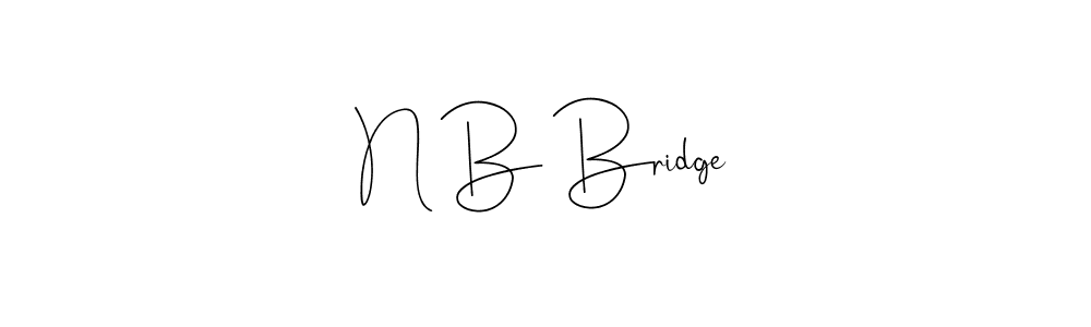 Also You can easily find your signature by using the search form. We will create N B Bridge name handwritten signature images for you free of cost using Andilay-7BmLP sign style. N B Bridge signature style 4 images and pictures png