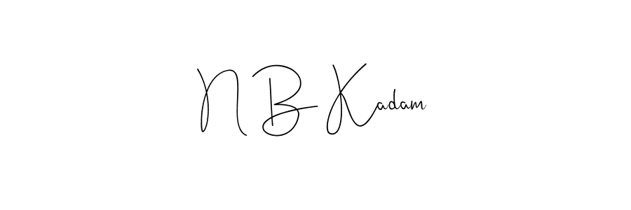 You can use this online signature creator to create a handwritten signature for the name N B Kadam. This is the best online autograph maker. N B Kadam signature style 4 images and pictures png