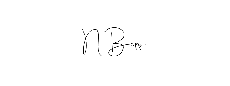Here are the top 10 professional signature styles for the name N Balaji. These are the best autograph styles you can use for your name. N Balaji signature style 4 images and pictures png