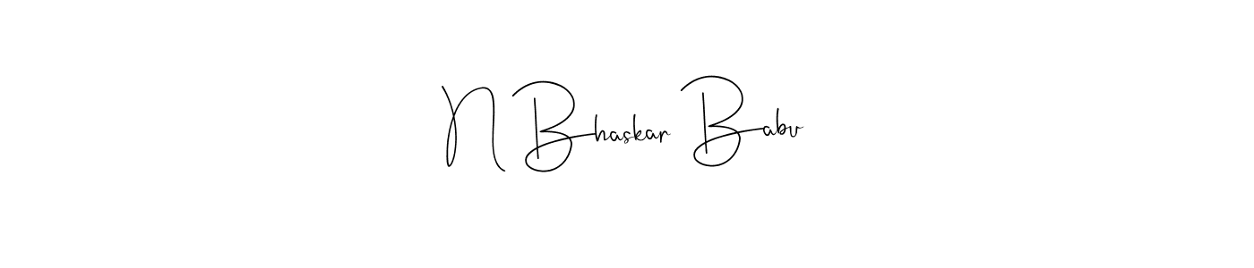 if you are searching for the best signature style for your name N Bhaskar Babu. so please give up your signature search. here we have designed multiple signature styles  using Andilay-7BmLP. N Bhaskar Babu signature style 4 images and pictures png