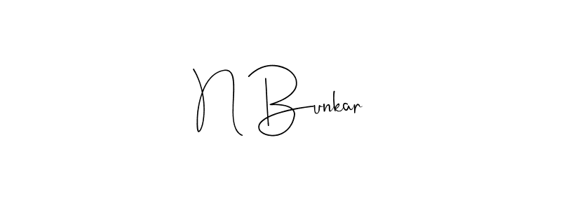 Make a short N Bunkar signature style. Manage your documents anywhere anytime using Andilay-7BmLP. Create and add eSignatures, submit forms, share and send files easily. N Bunkar signature style 4 images and pictures png