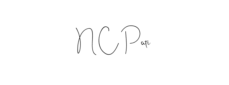 N C Pati stylish signature style. Best Handwritten Sign (Andilay-7BmLP) for my name. Handwritten Signature Collection Ideas for my name N C Pati. N C Pati signature style 4 images and pictures png